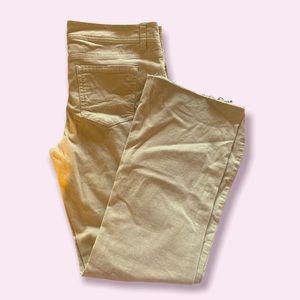 Tommy Hilfiger tan corduroy woman’s flare pants